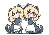 sad maid cats