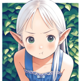 1girl, loli, aged down, long hair, white hair, close-up, portrait, green eye, po s-1845756106