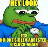 no one arrested Oclock