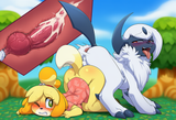 outdoors, park, anthro on feral, detailed, side view, 1.3__doggystyle__, size di s-3244306987