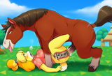outdoors, park, anthro on feral, detailed, side view, 1.5__missionary position__ s-187374416