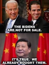 bidens not for sale china bought them