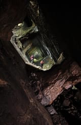 sideways ruins
