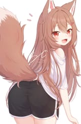 original, animal ears, girl