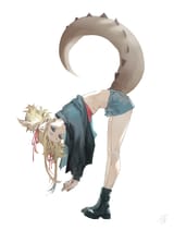 girl, illustration, fanart Dinos OC Dina