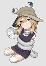 __moriya_suwako_pyonta_and_mishaguji_touhou_drawn_by_neritch__9d66f7e04a4c8d77d36d5949b9b4911d