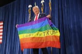 trump gay flag