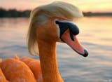 Orange Swan