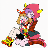 2girls, age difference, May (Pokemon), loli, aged down, Courtney (Pokemon), neu s-4255590301