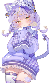 girl, animal ears, White Hair 5月のskeb
