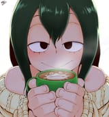 coffee froppé __asui_tsuyu_boku_no_hero_academia_drawn_by_randomboobguy__7167ee36b45b7eacaf353f5ddb2bdccb