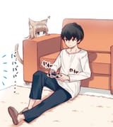 lurking cat