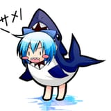 cirno shark costume