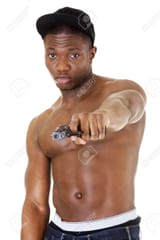 22466369-afro-american-man-standing-with-gun-in-hand-thug-and-gangsta-concept