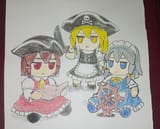 REIMU MARISA SAKUYA FUMO PIRATES