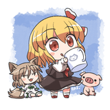RUMIA TSUKASA PIG CAT MUG