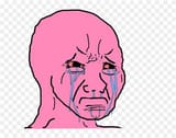 red crying wojak