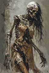 dirty skeleton