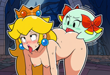 (In the style of (mario_(series) + official_art), 1__indoors forest dusk spooky s-2003094279