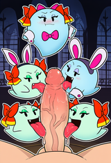 (In the style of (mario_(series) + official_art), 1__indoors forest dusk spooky s-351821289