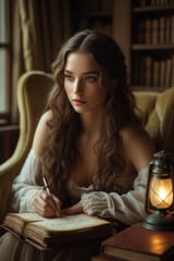 Leonardo_Phoenix_10_A_beautiful_woman_with_porcelain_skin_brig_2