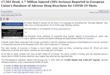 covid european dire vaccine reactions