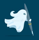 ghost-writer-holding-pen-cartoon-illustration-floating-68490125