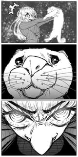 girl, cat Playing With Cat. March 20th, 2025