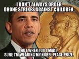 obama drone strikes and nobel peace prize
