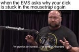 dick int he mouse trap retard