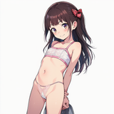 1girl, loli, aged down, bra, panties, g-string, lace bra, lace panties, flat che s-1879020918