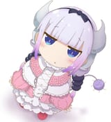 Kanna, non-human, upwards gaze 上向きカンナちゃん