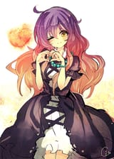 s-97e9b670 hijiri byakuren smile touhou hijiri byakuren cis (carcharias) ahoge bead necklace beads black dress bl