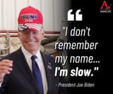 biden wears trump cap i don&#039;t remember my name i&#039;m slow