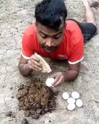 Poo-Jeet cracks an egg into some cow shit and eats it raw_thumb.jpg