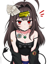 girl, illustration, original RU Y2K OK