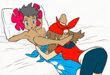2girls, yuri, cunnilingus, from side, ken sugimori, sugimori ken, leg lock s-1217228584
