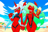 85__(In the style of panty _&amp;_stocking_with_garterbelt + style_Parody) , 1__out s-3628687268