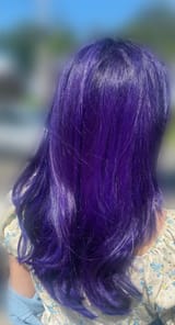 purple hair