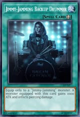 Jimmy-Jamming Backup Drummer