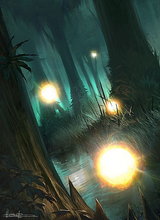 swamp wisps