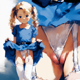 1girl, close-up, portrait, loli, aged down, child, little sister, blue eyes, lon s-2138258950