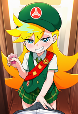 Pov,from_above, .65__(In the style of panty _&amp;_stocking_with_garterbelt + style_ s-2759930818