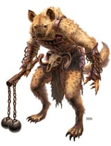 gnoll witha flail