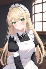 ai-generated-anime-girls-long-hair-blonde-green-eyes-hd-wallpaper-preview