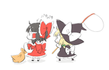 MARISA ABOUT TO NET REIMU