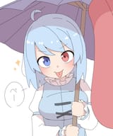 kogasa goes buehhh very spookylike