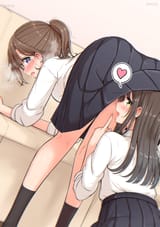 original, girl, yuri スカートの