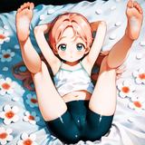 1girl, loli, aged down, child, little sister, baby girl, pink hair, long hair, s s-2300181016