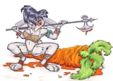 bunny barbarian slew a giant carrot 1691234398798203